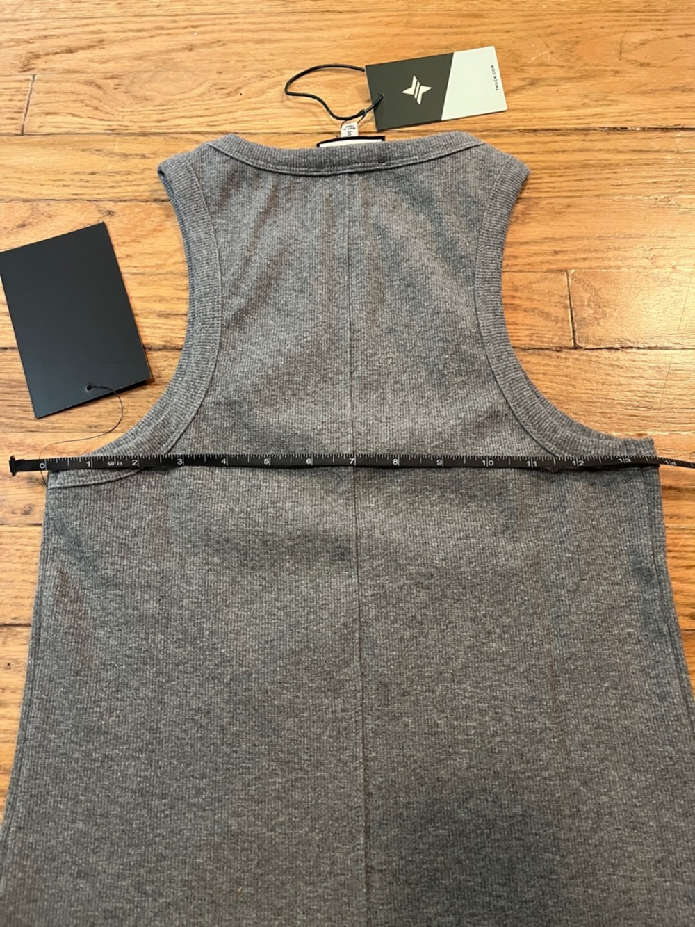 Tuckernuck Foley Rib Racerback Tank - Slate Gray NWT - Picture 4 of 6